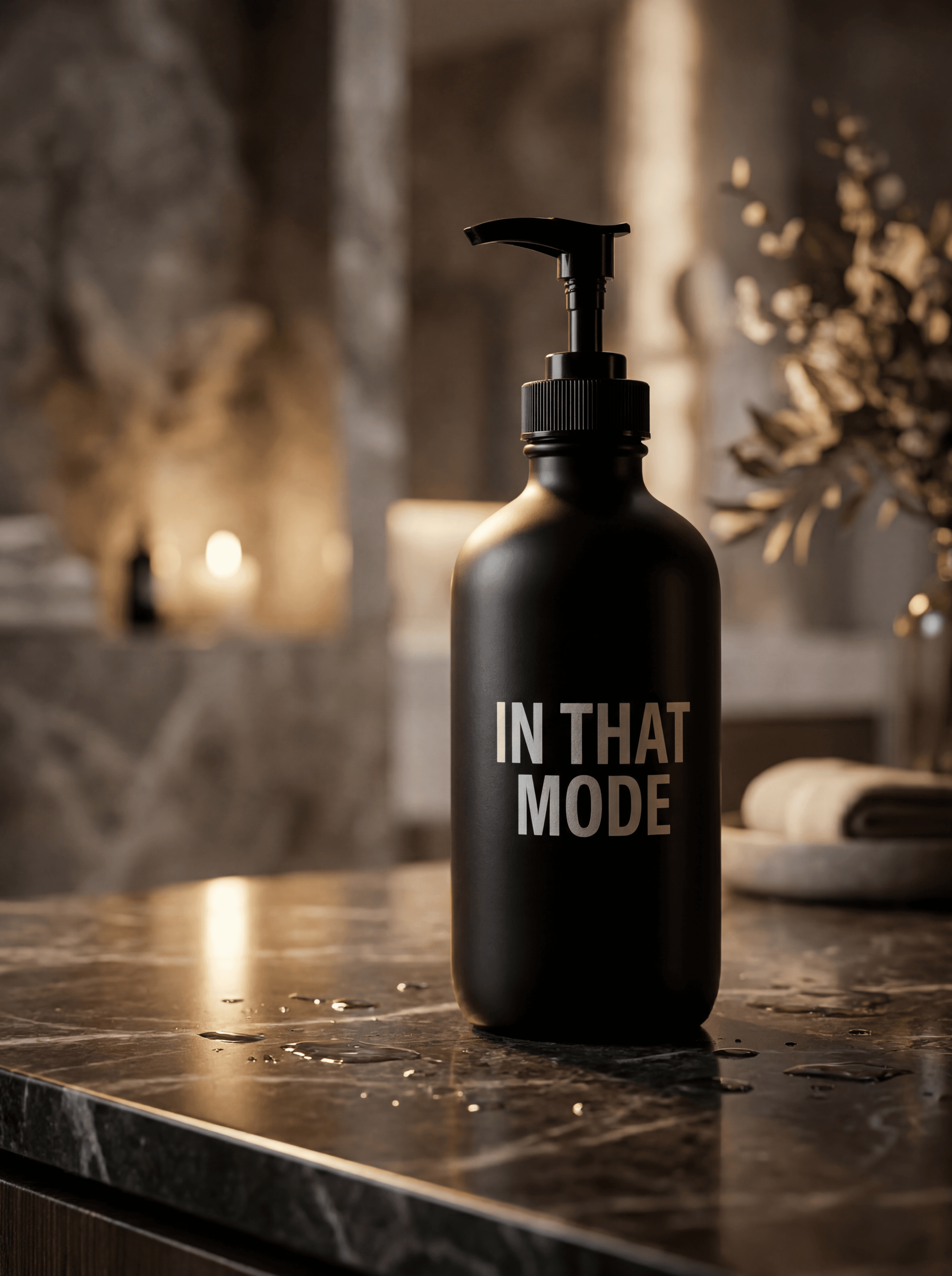 In That Mode shampoo pump bottle product image
